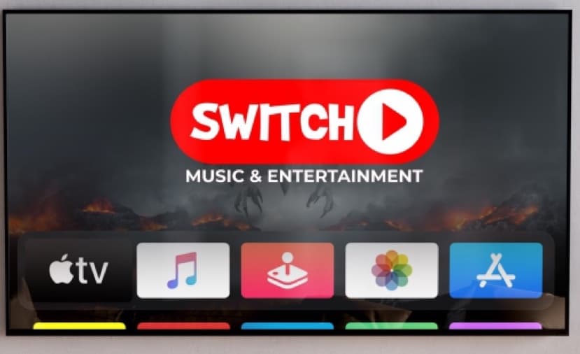 Switch Music & Entertainment title on screen